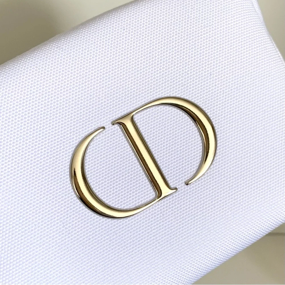 Hold NWOT Dior canvas makeup pouch